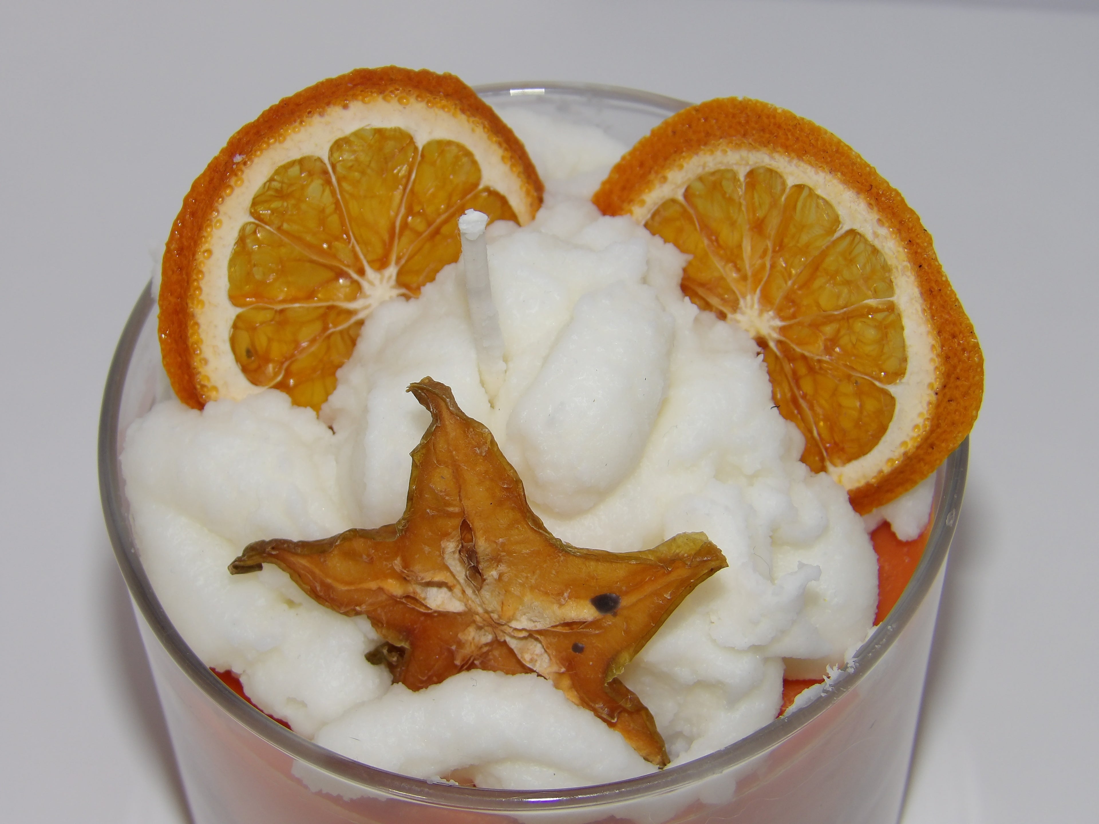 Orange Sun-Kissed  Dessert Candle