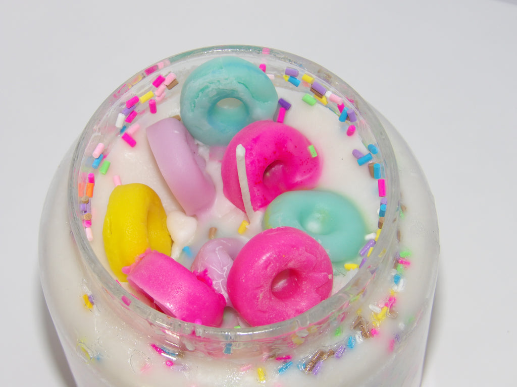 Fruit LOOP Cereal Dessert Candle (Fruit Loop Scented)