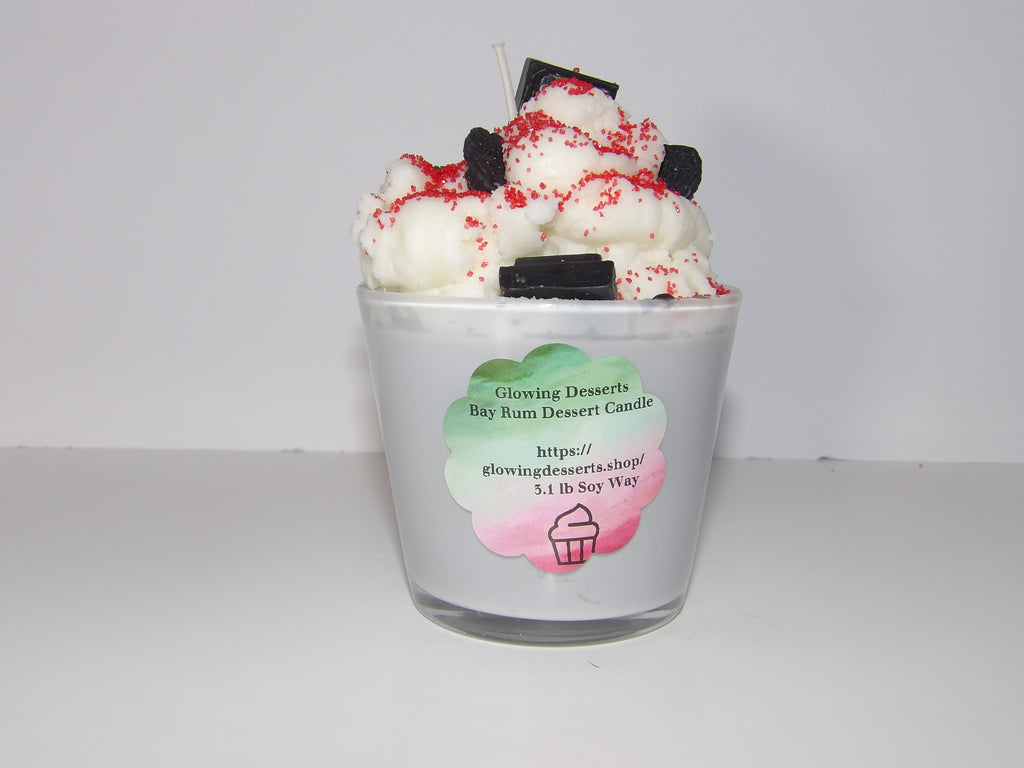 Bay Rum Dessert Candle