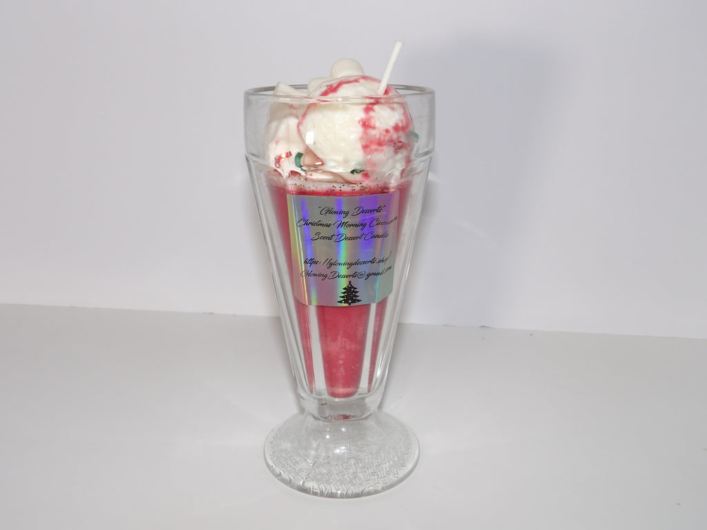 Christmas Ice Cream Sunday with Cinnamon fragrance.