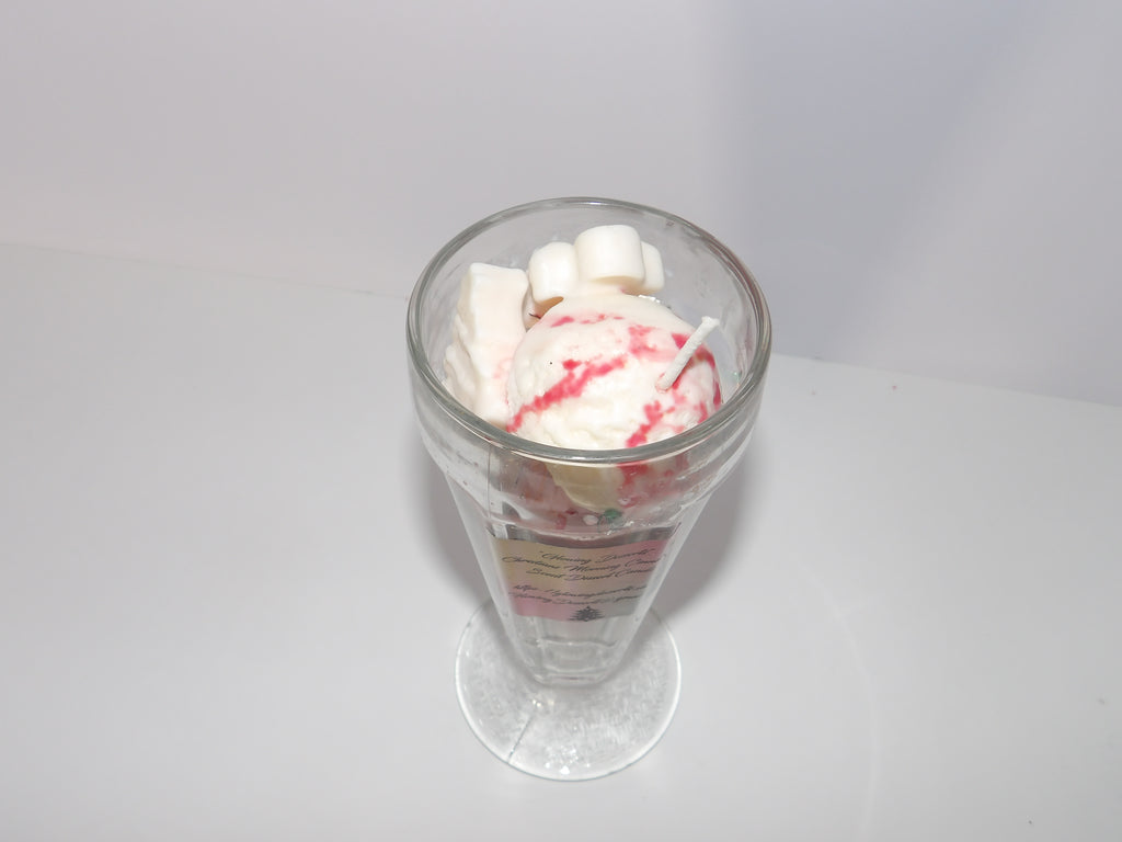 Christmas Ice Cream Sunday with Cinnamon fragrance.