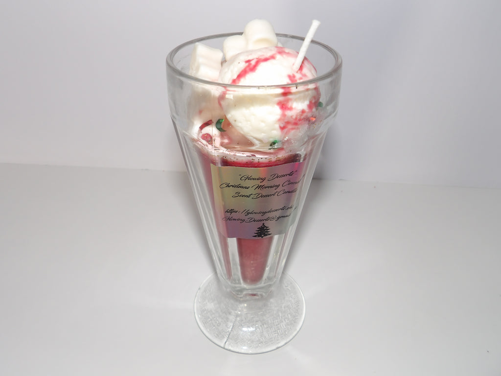 Christmas Ice Cream Sunday with Cinnamon fragrance.