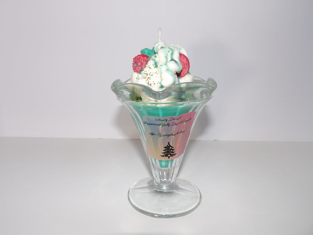 Peppermint Dessert Christmas Candles