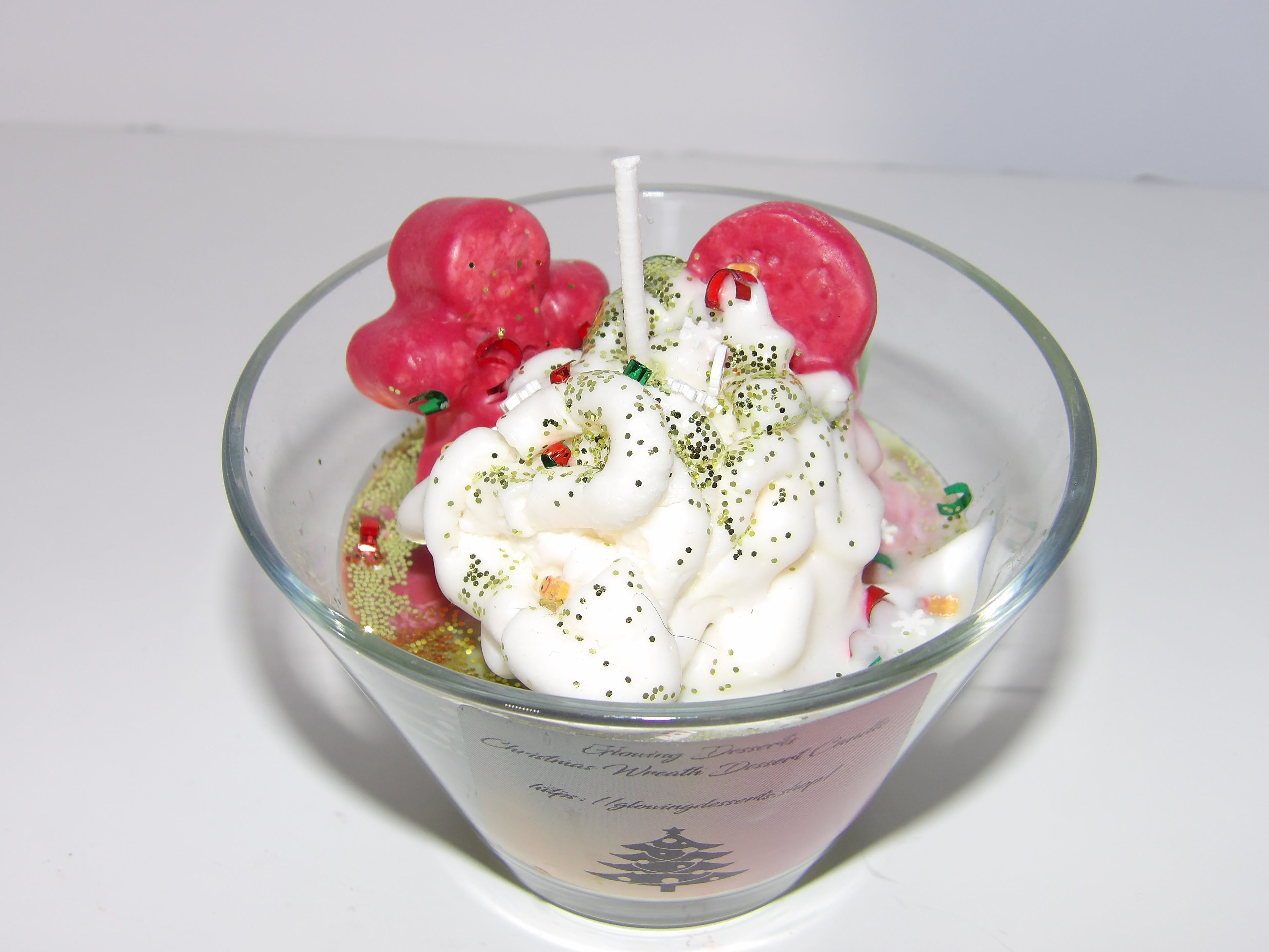 Christmas Pine Dessert Candle