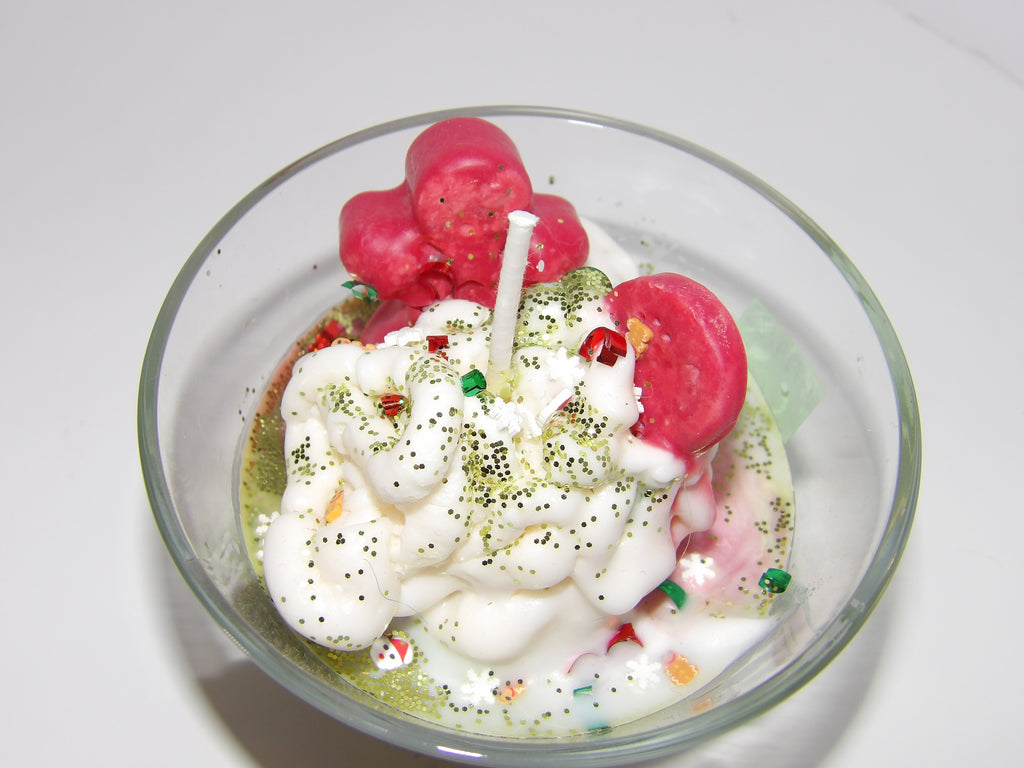 Christmas Pine Dessert Candle