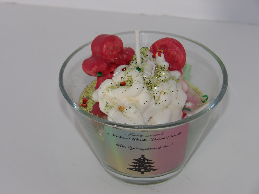 Christmas Pine Dessert Candle