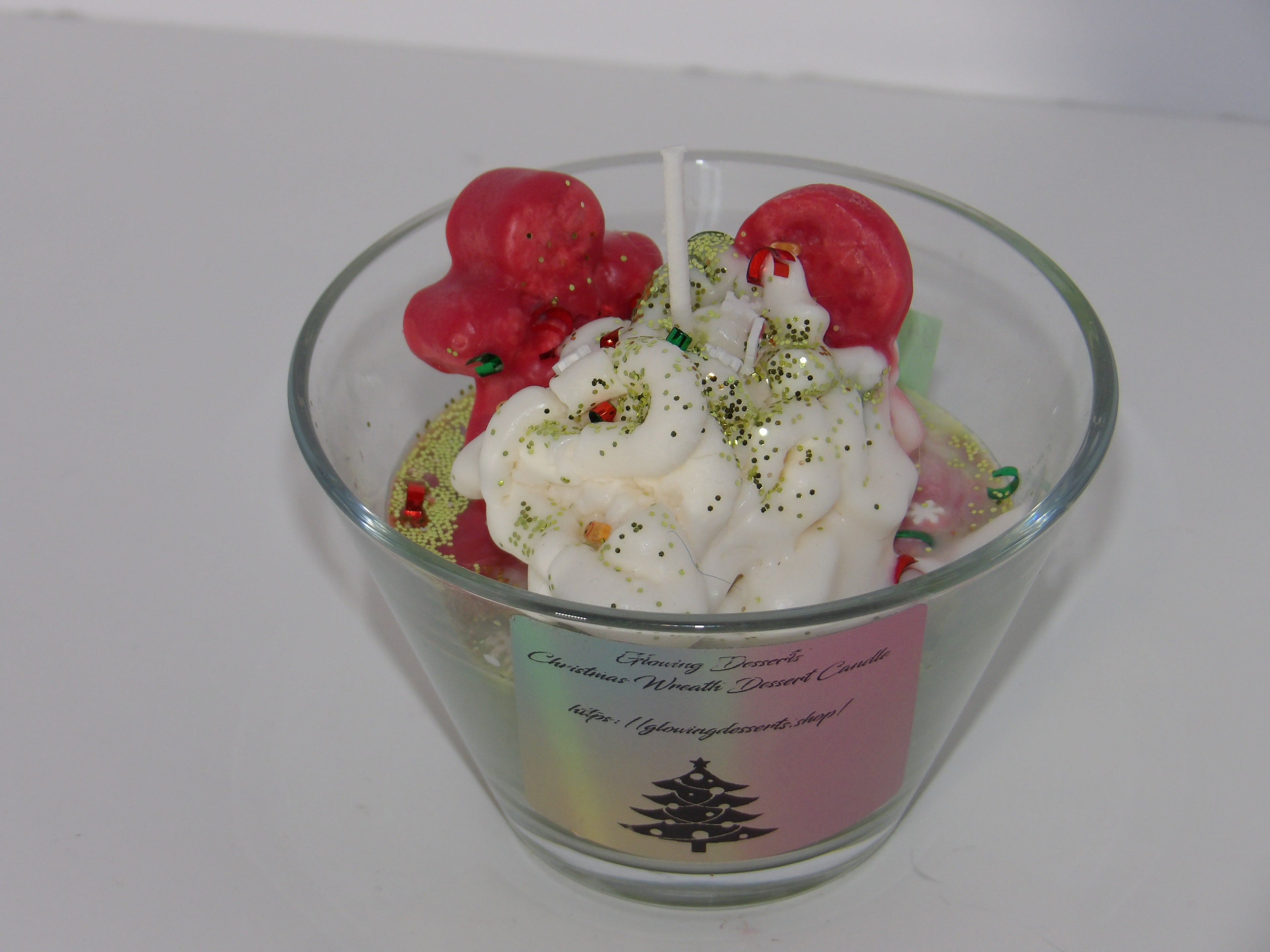 Christmas Pine Dessert Candle