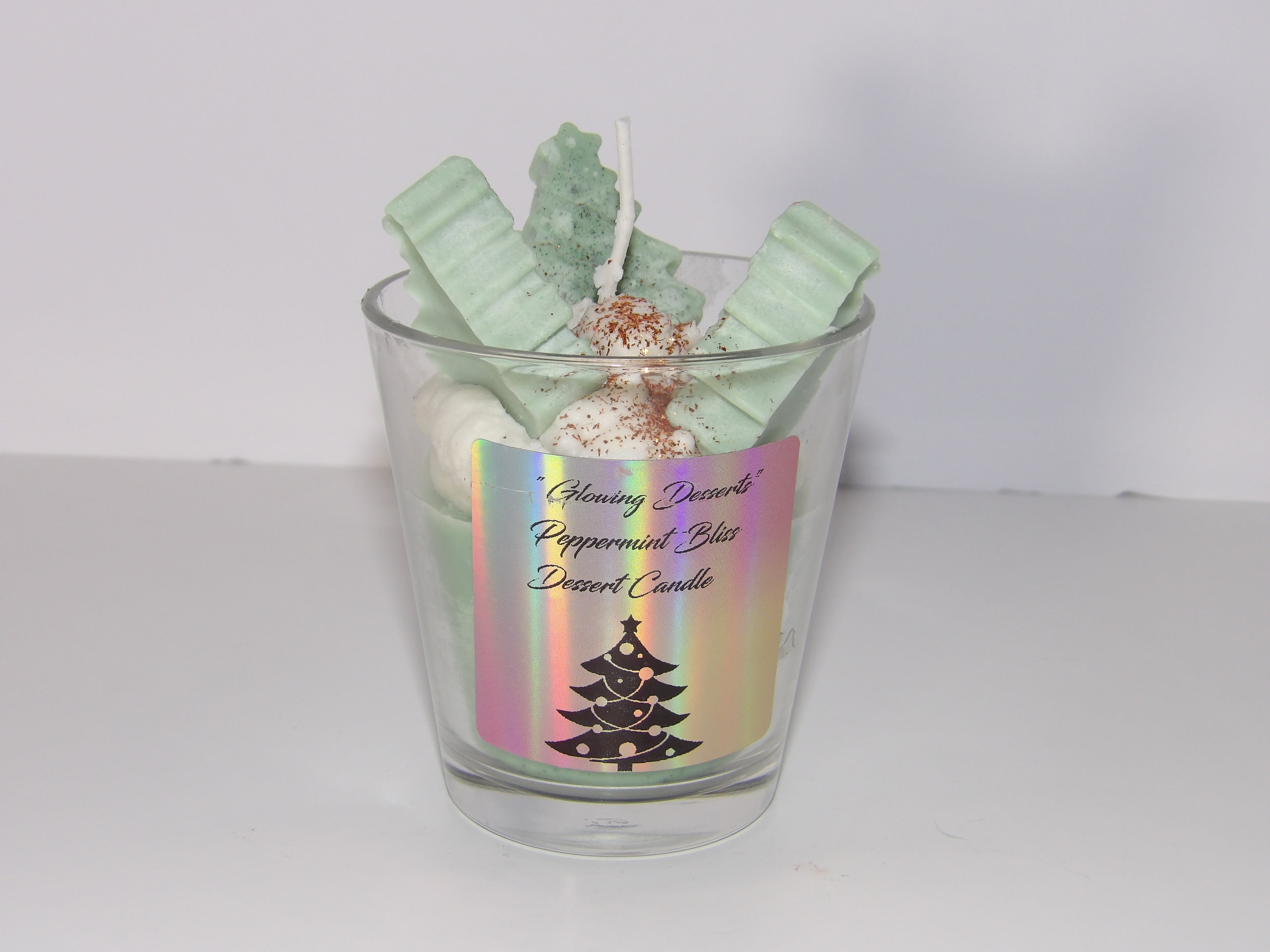 Peppermint Bliss Dessert Candle