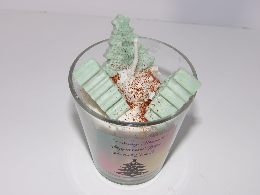 Peppermint Bliss Dessert Candle