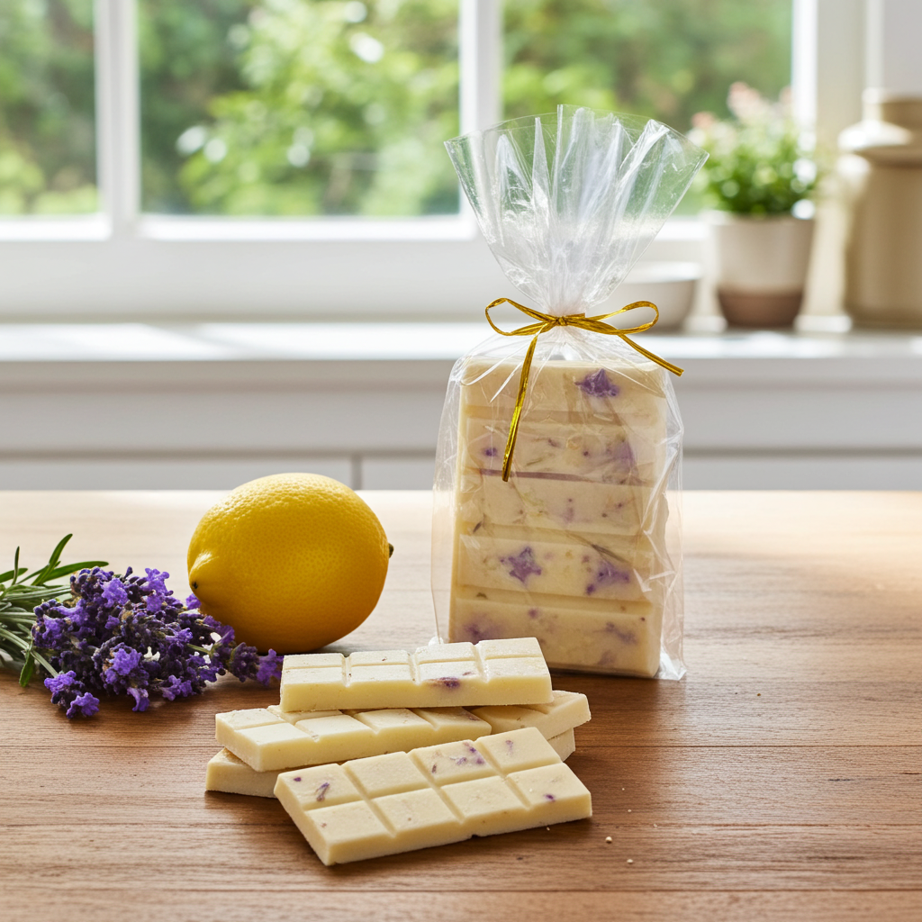 Lemon Lavender Snap Bars