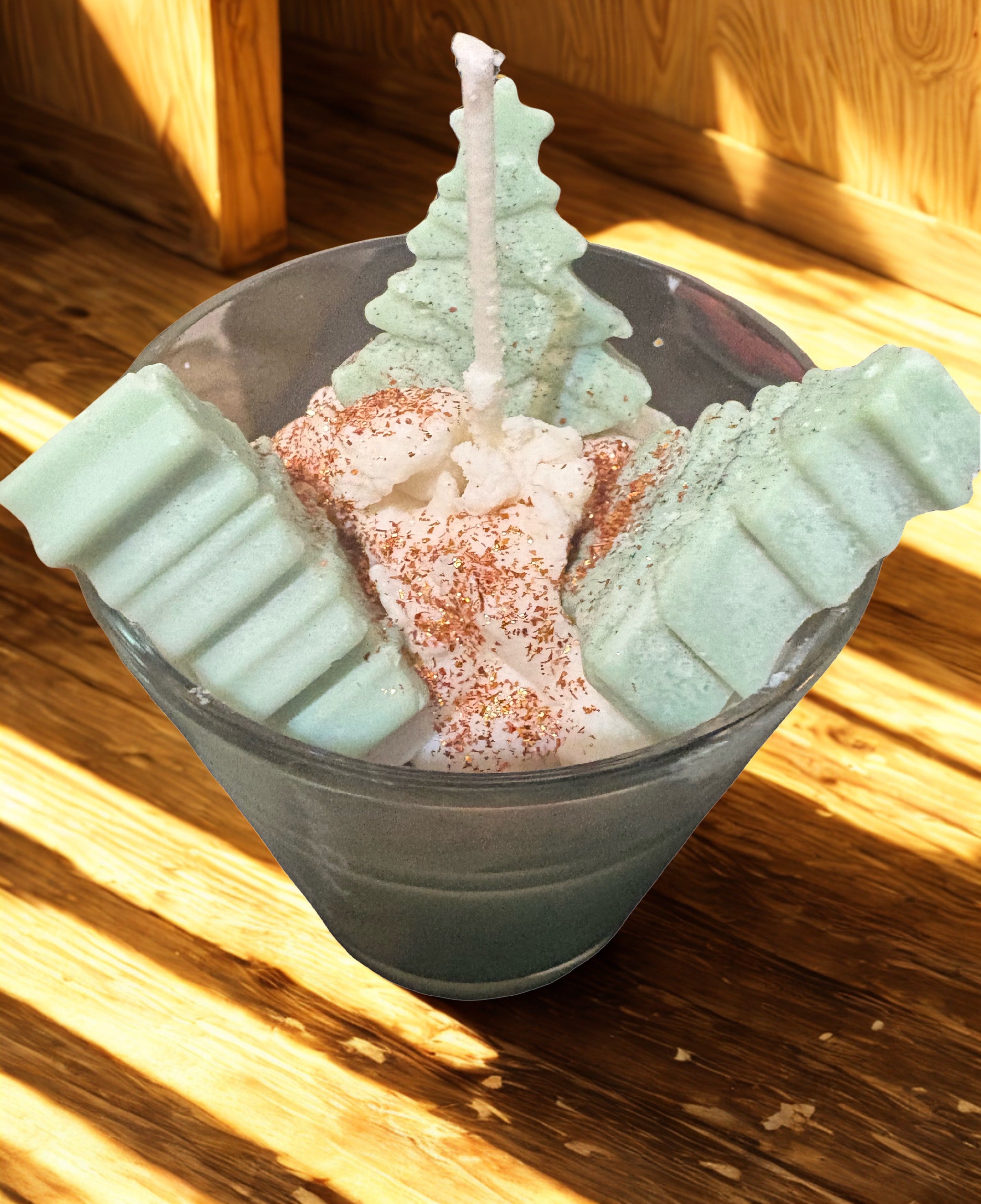 Peppermint Bliss Dessert Candle