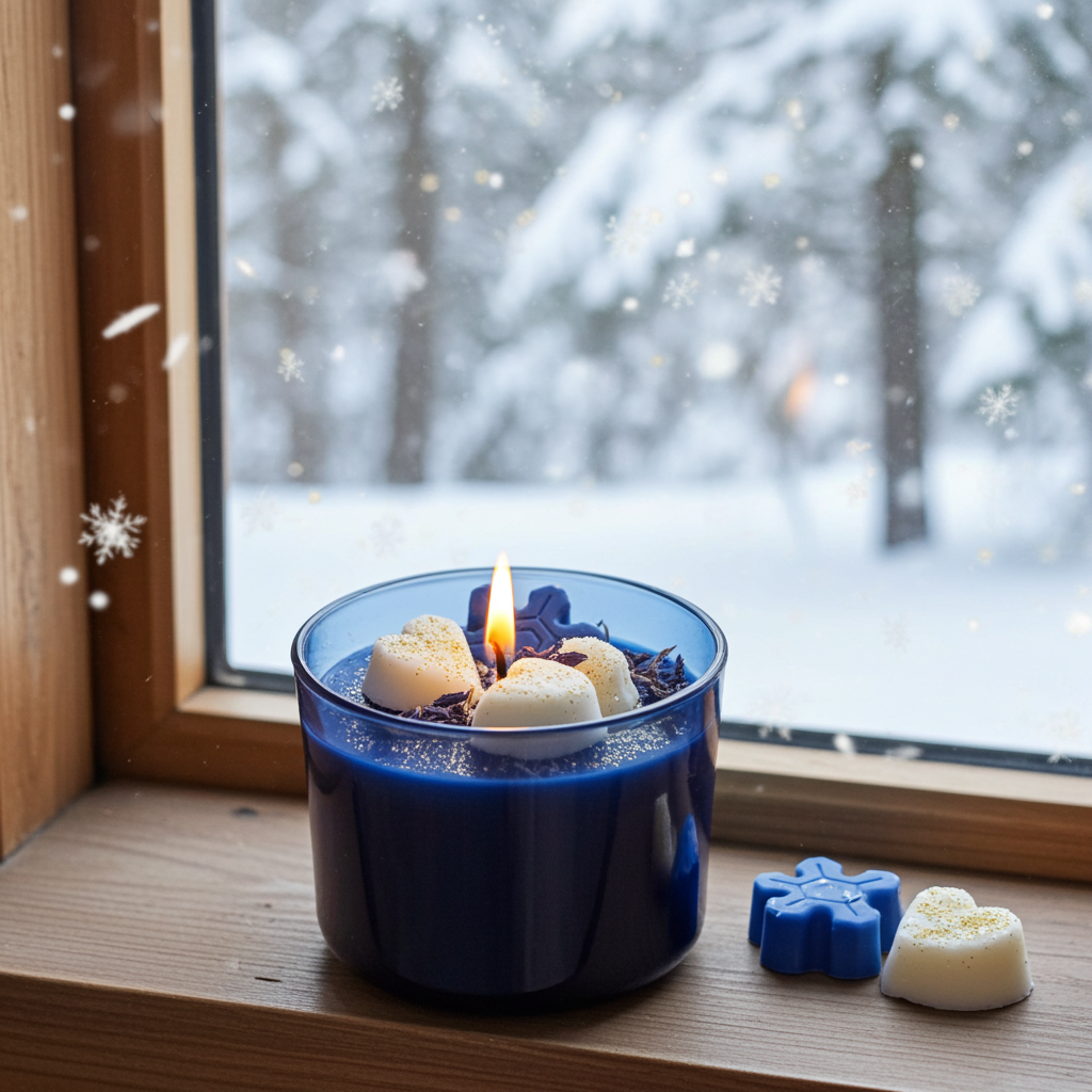 Blueberry Dessert Candle – Hand-Poured Soy Candle (18.2 oz)