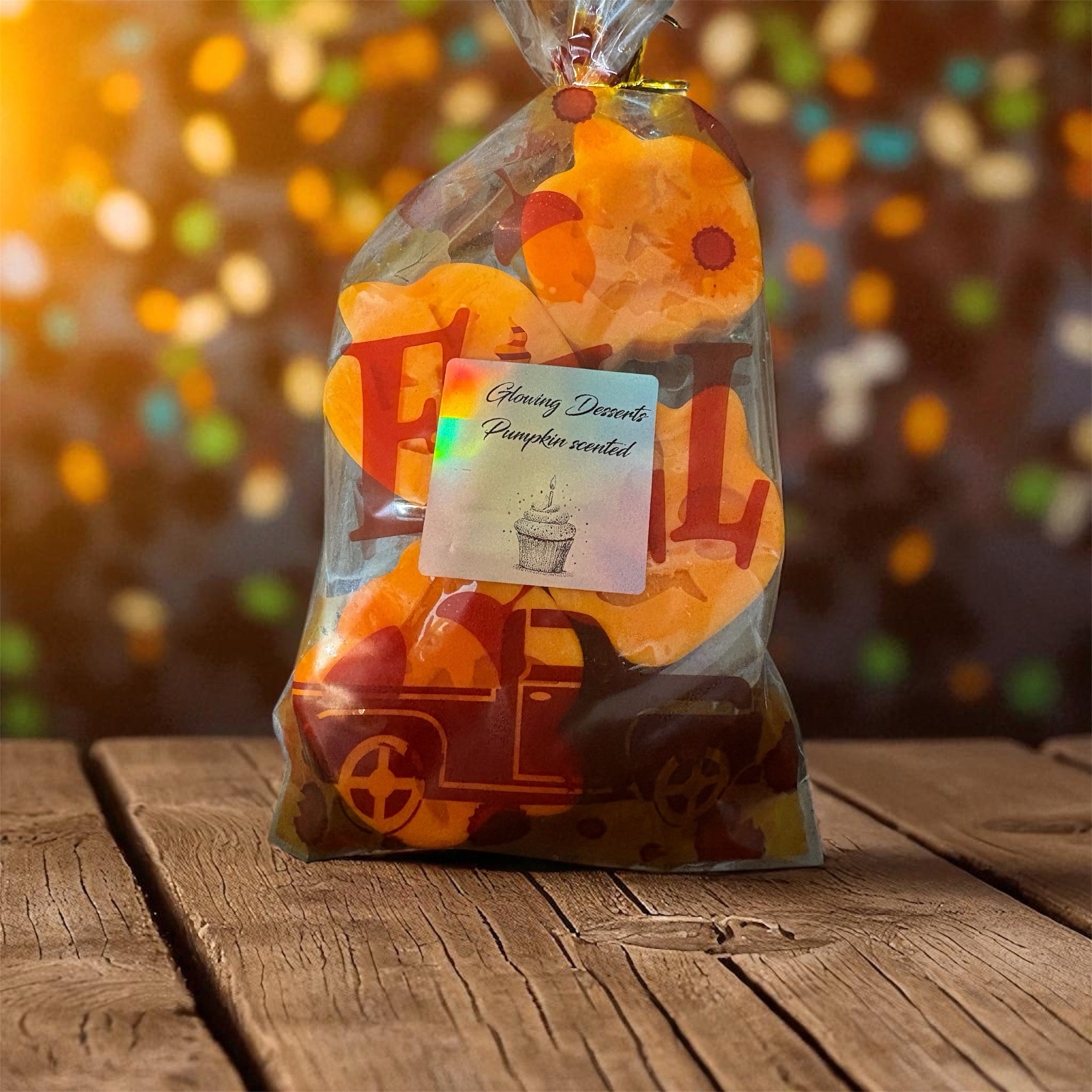 Pumpkin with Autumn scent wax melts