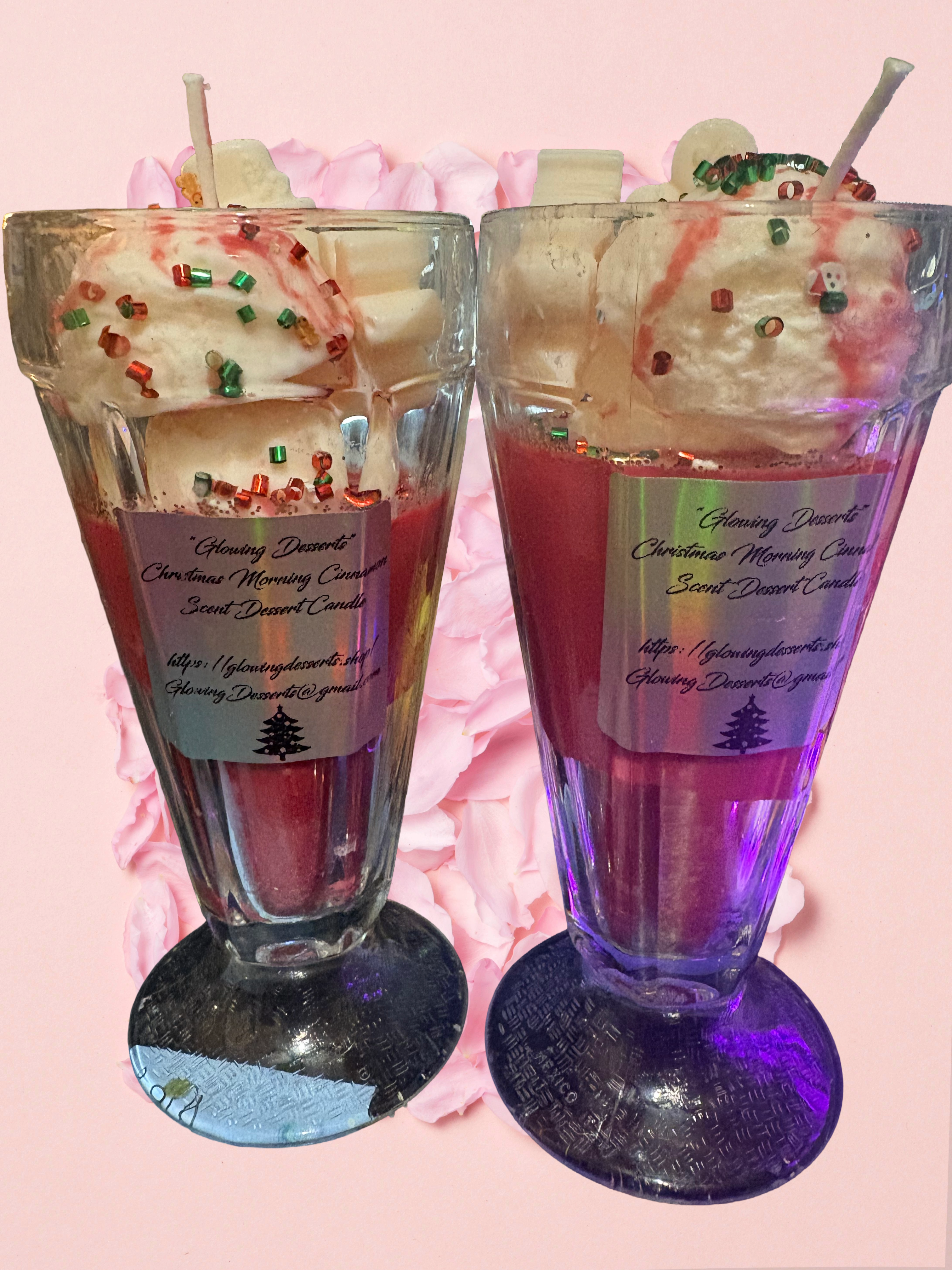 Christmas Ice Cream Sunday with Cinnamon fragrance.