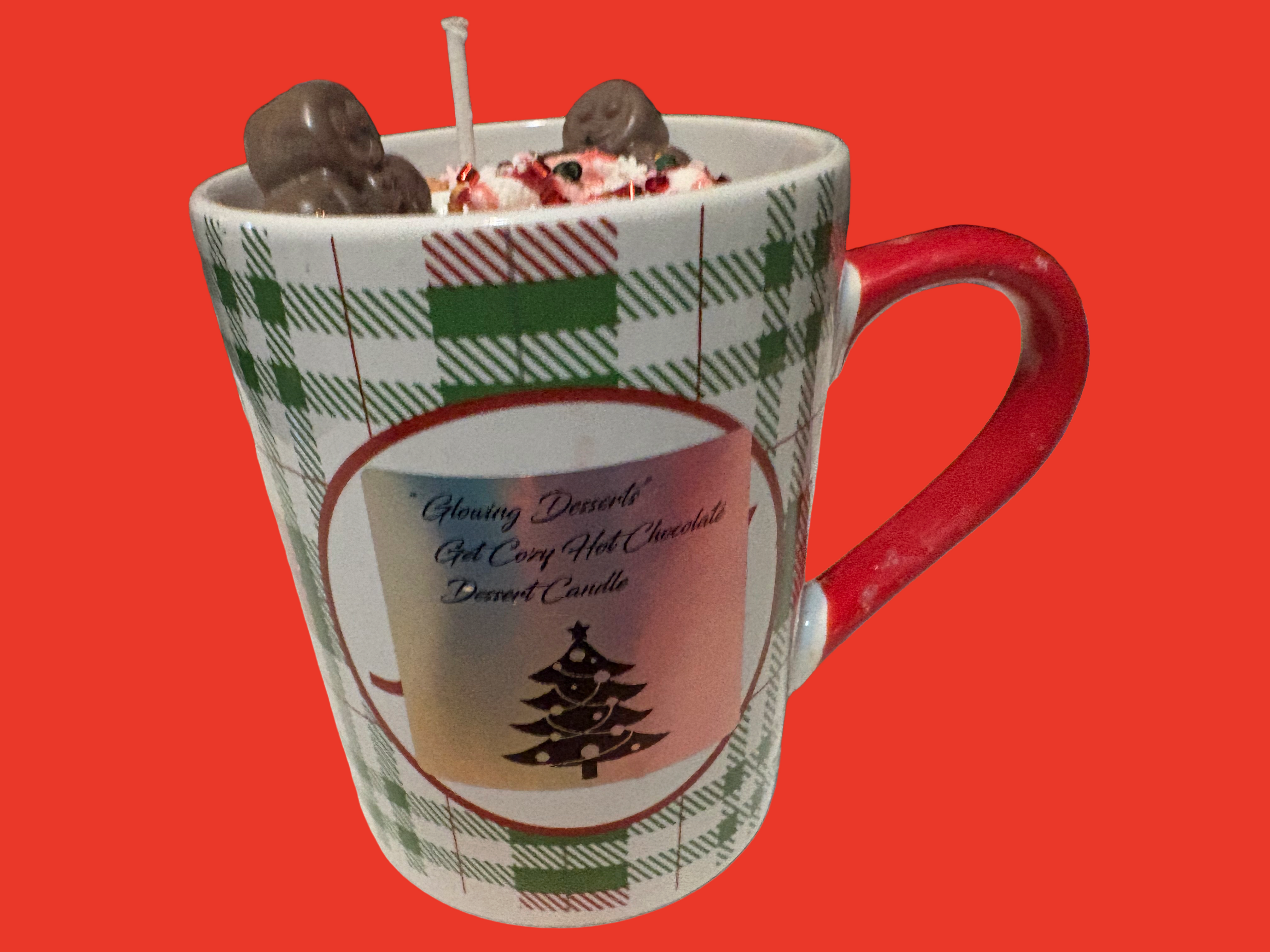 Santa’s Hot Chocolate Dessert Candle