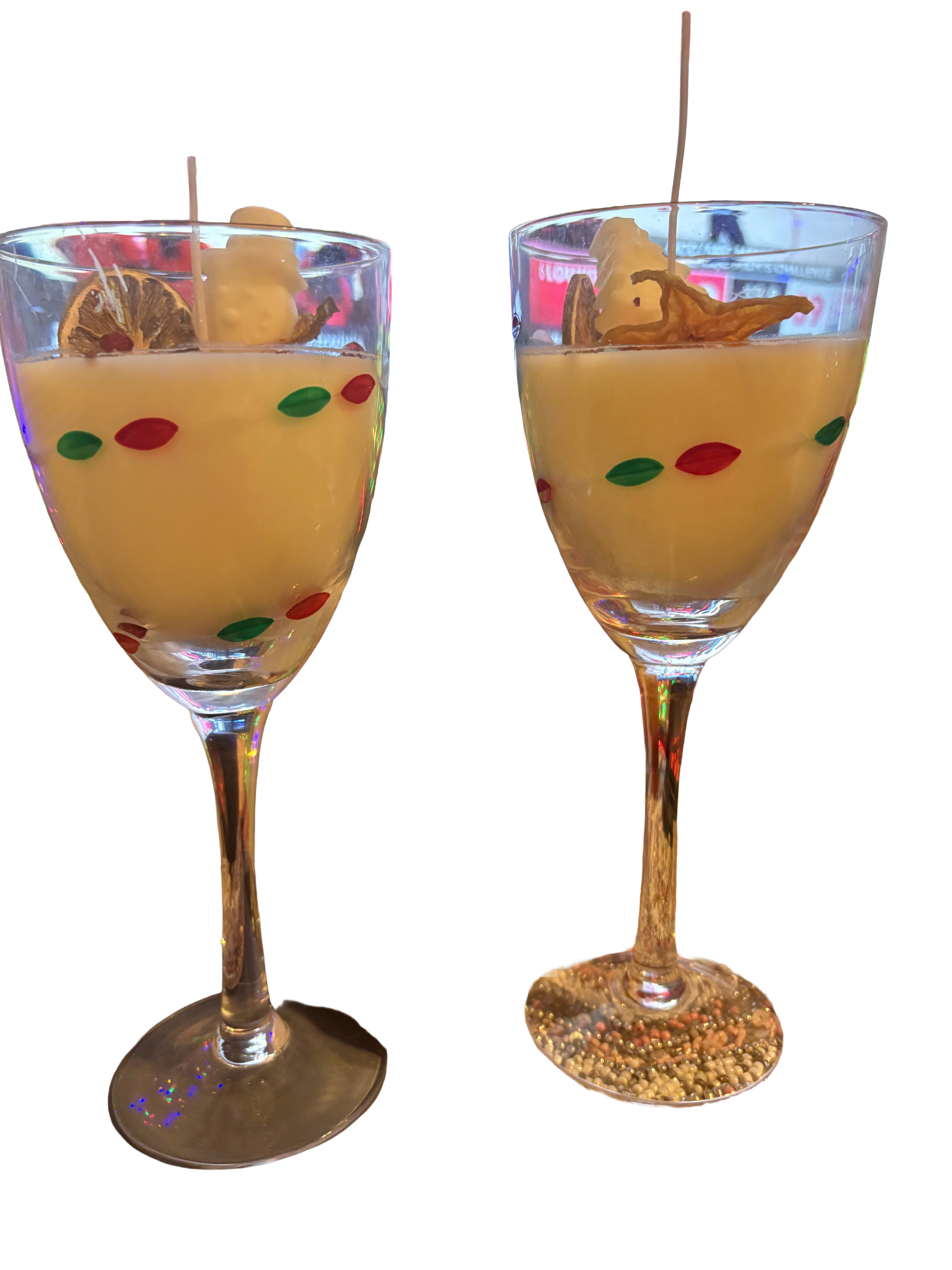 Christmas Wreath Fragrance Wine Candle