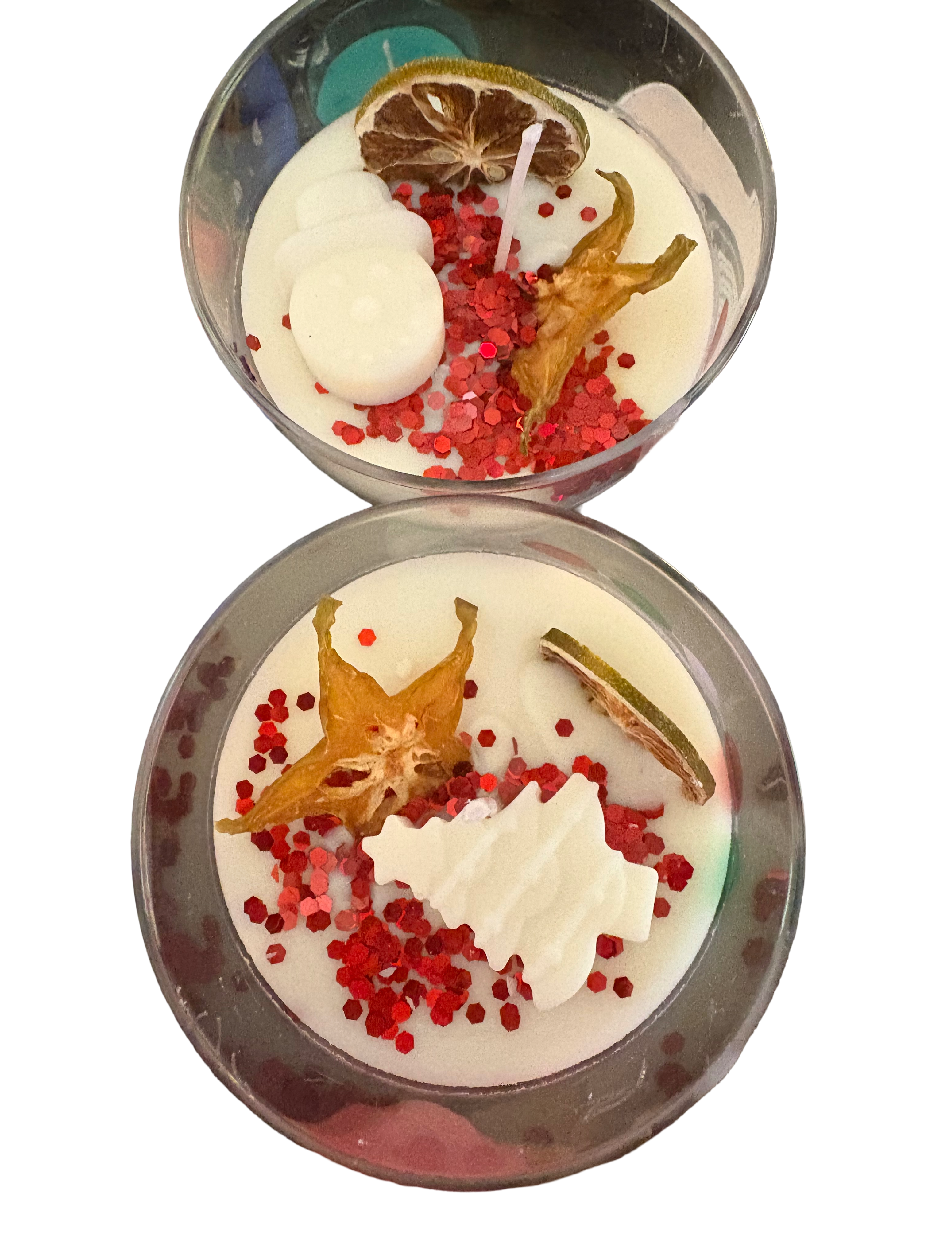 Christmas Wreath Fragrance Wine Candle