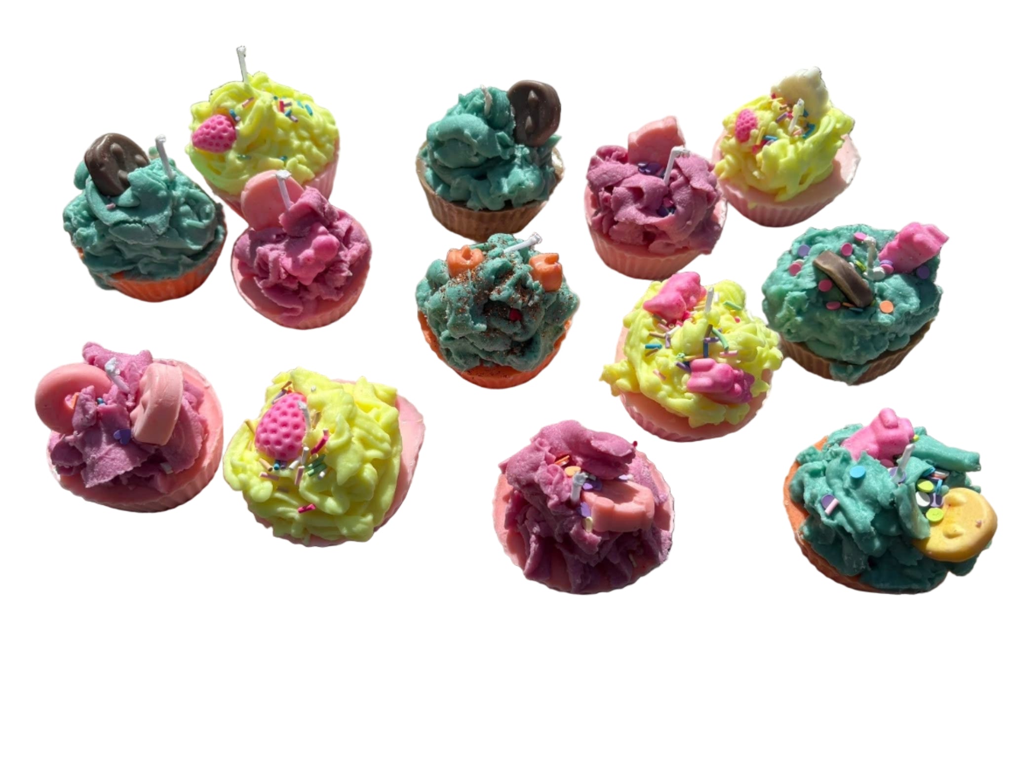 Cutesy cupcake candles