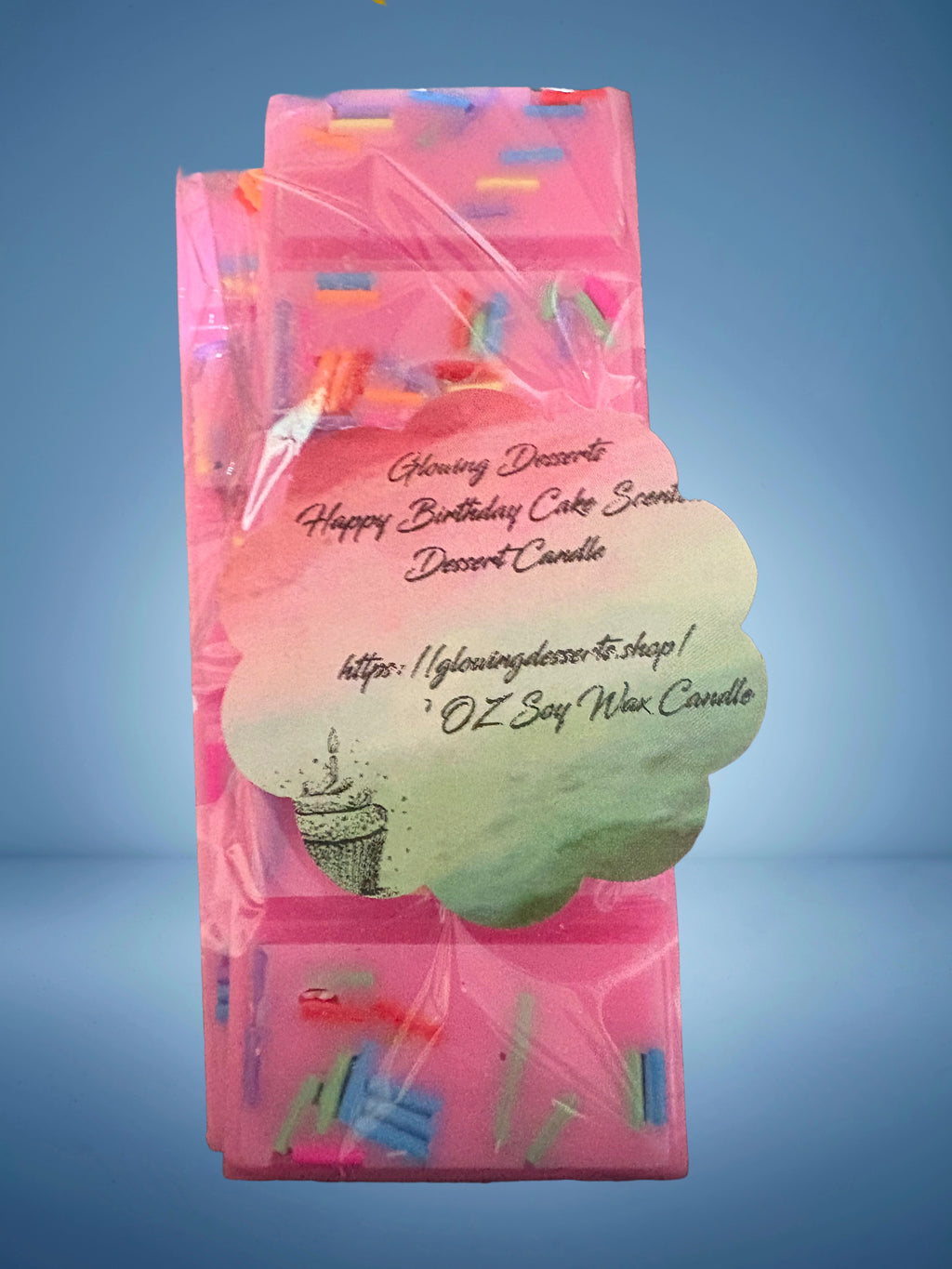 Happy Birthday Wax Melts Pink(Birthday Cake Scented)