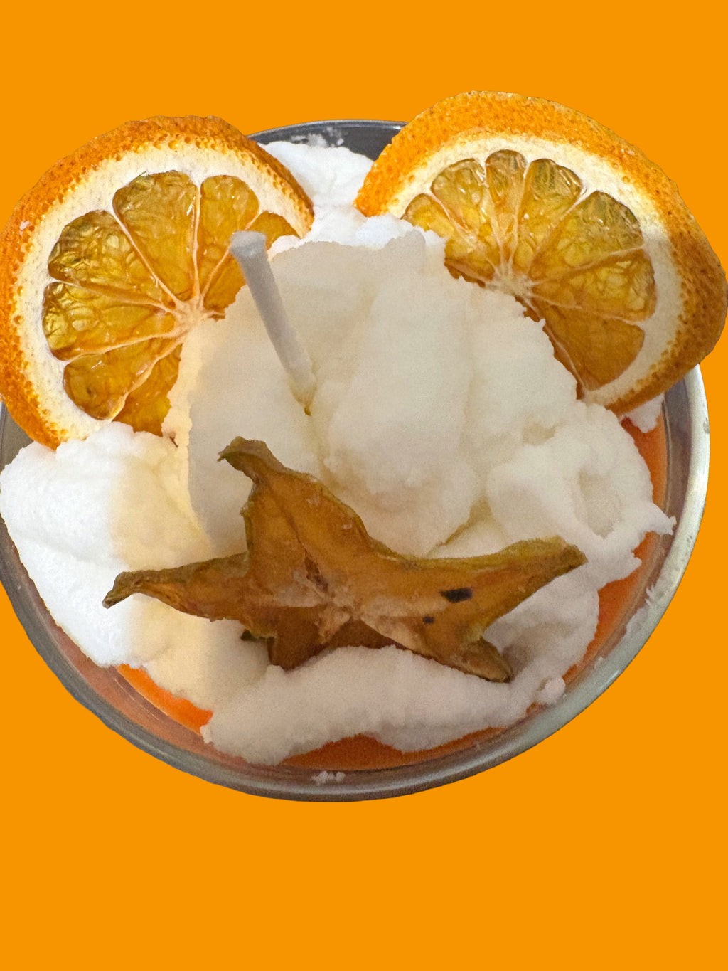 Orange Sun-Kissed  Dessert Candle