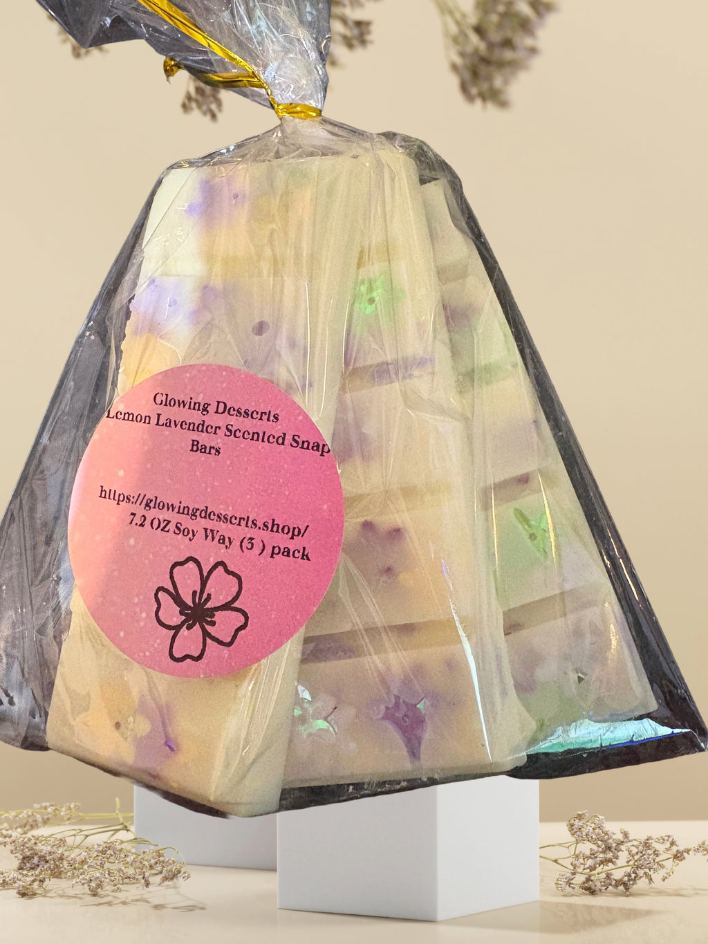 Lemon Lavender Snap Bars