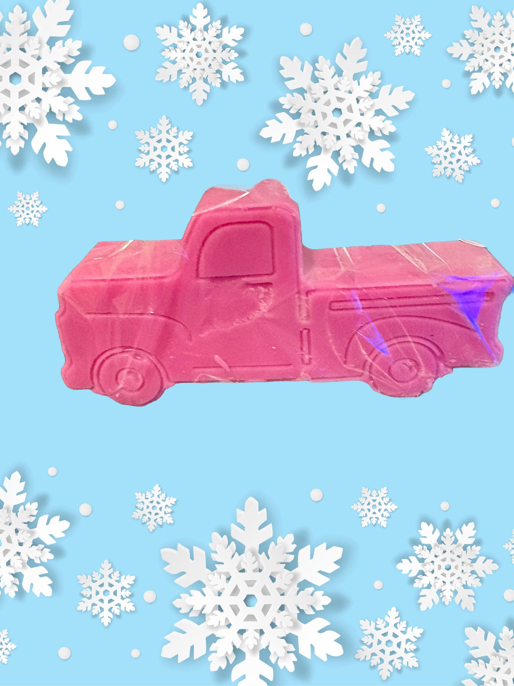 Cute Pink Pickup Truck Wax Melt( Japanese Blossom)