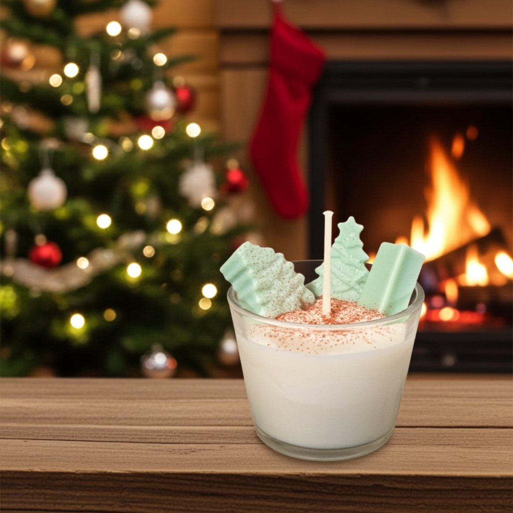 Peppermint Bliss Dessert Candle