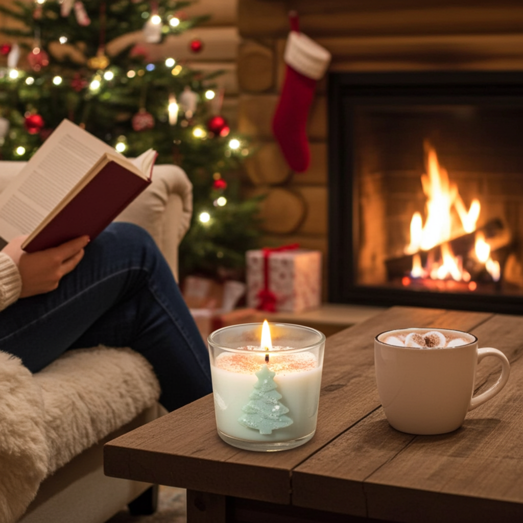 Peppermint Bliss Dessert Candle