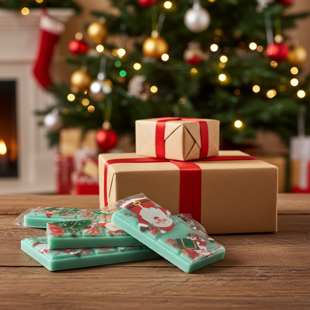 Cucumber Melon Christmas Snap Bars