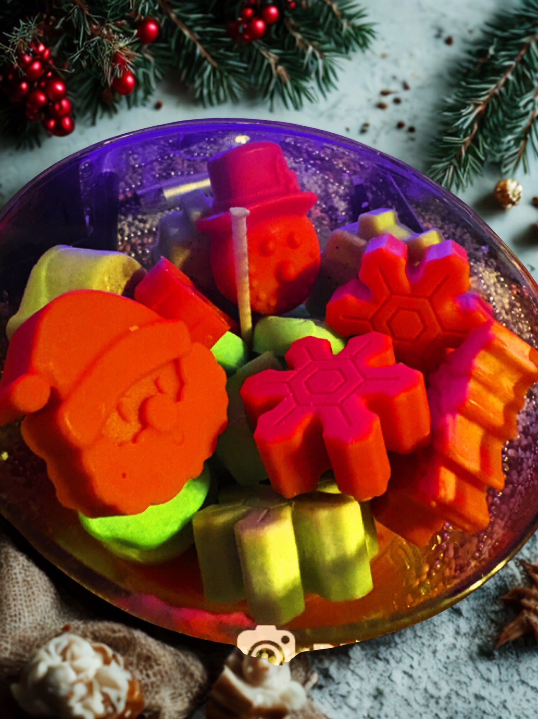 Christmas Dessert Candle