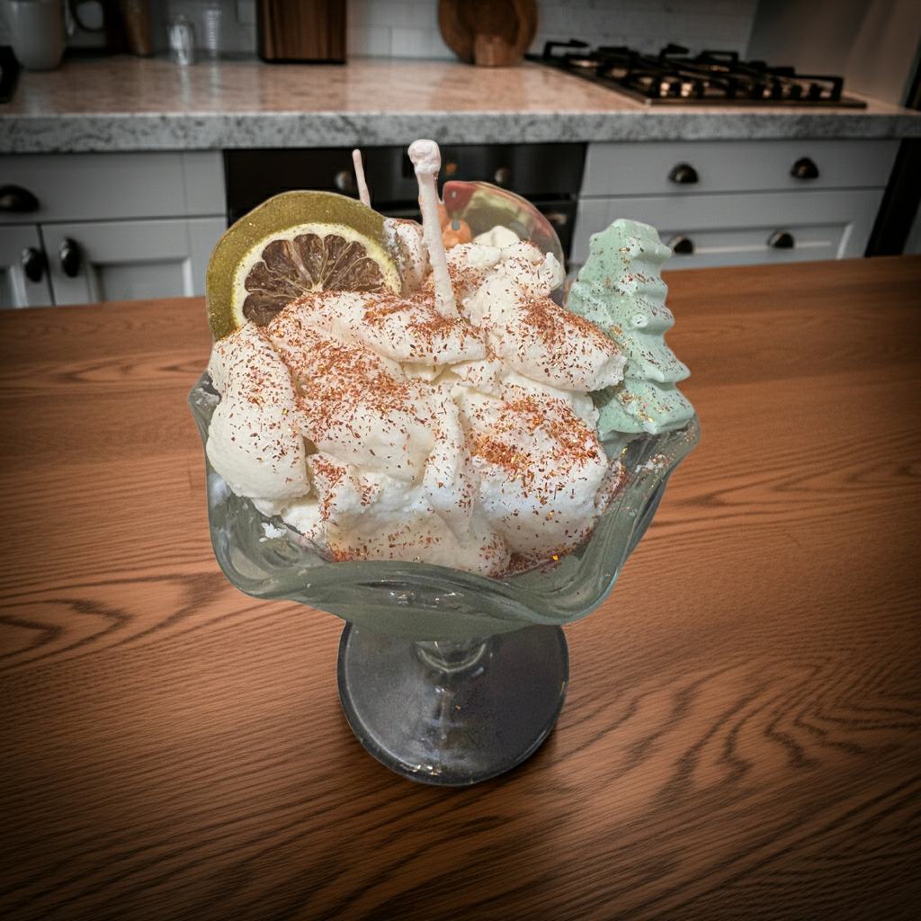 Hot Chocolate Dessert Candle