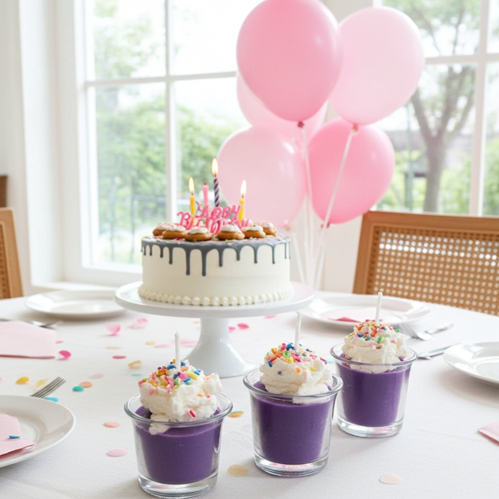 Sweet Scented Birthday Cake Candles