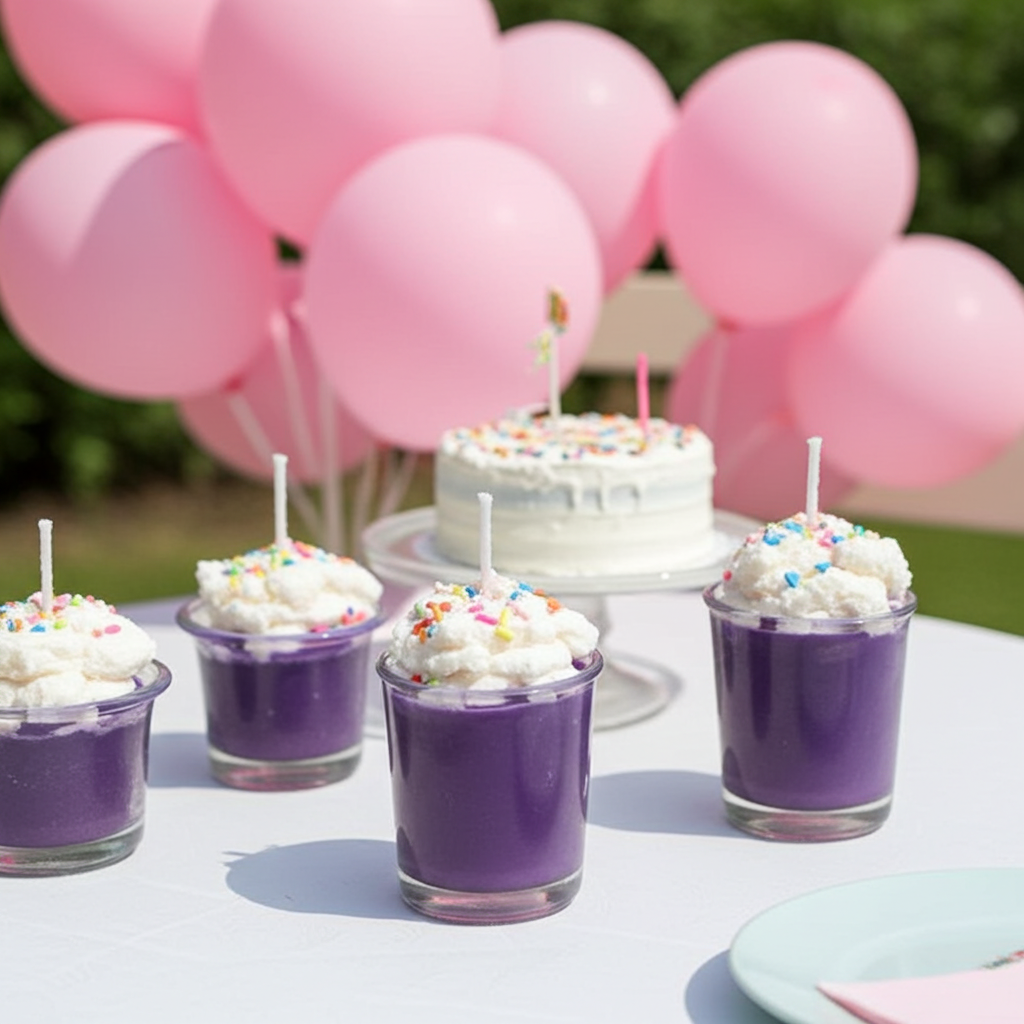 Sweet Scented Birthday Cake Candles